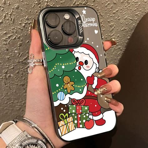 Weihnachten Santa Claus Elch Hirsch Design Tpu Basis Fall F R Iphone