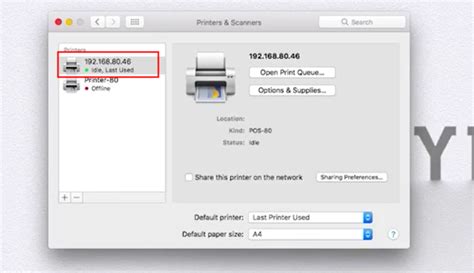 How To Install A Macbook Printer Using A Lan Cable Munbyn Help Center