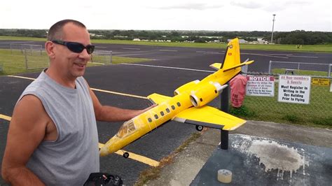 Citation 550 Turbo Maiden Flight At Sarasota RC Squadron Field YouTube