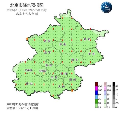 今天后半夜至明天有小雨 雨后有大风和寒潮天气房山区降水气温