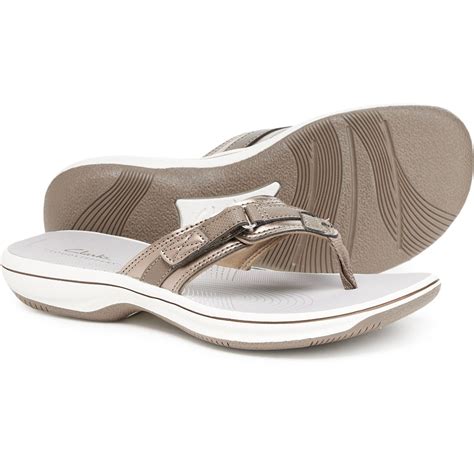 Clarks Breeze Sea Cloudsteppers Flip Flops For Women Save 60