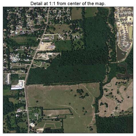 Aerial Photography Map of Denham Springs, LA Louisiana