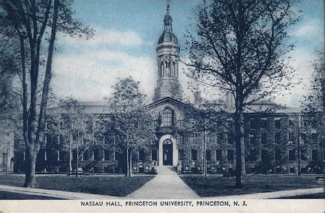 Nassau Hall, Princeton University New Jersey Postcard