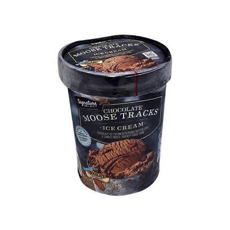 Signature Kitchens Chocolate Moose Tracks Chocolate Ice Cream With