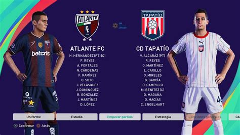 ATLANTE VS TAPATIO SIMULACIÓN CAMPEÓN DE CAMPEONES VUELTA 2023 PES