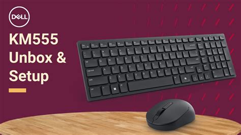 Unbox And Set Up Your Dell Silent Keyboard And Mouse KM555 YouTube