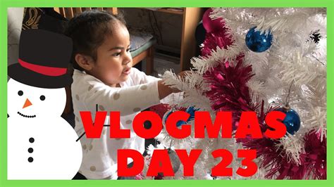 Vlogmas 2019 Day 23 Finally Putting Up Our Christmas Tree Youtube