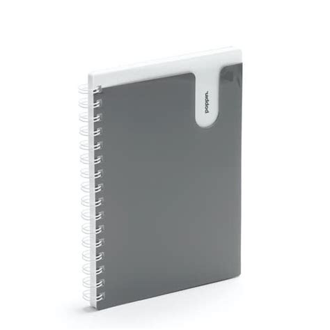 Dark Gray Medium Pocket Spiral Notebook Notebook Poppin In 2022