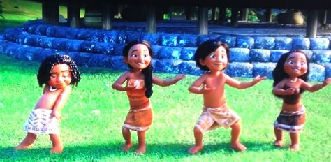 A Little Boy In Moana Is Doing The Dance From Lilo And Stitch Disney