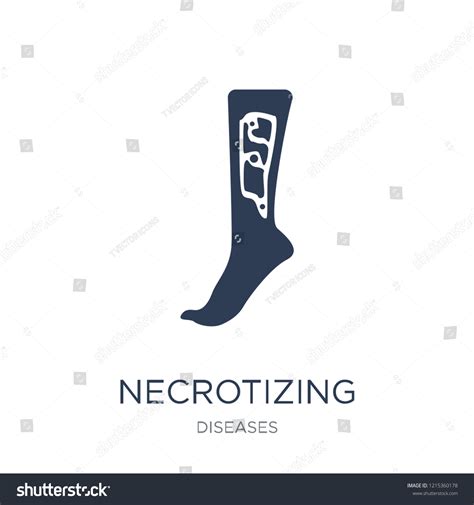 Necrotizing Fasciitis Icon Trendy Flat Vector Royalty Free Stock Vector 1215360178