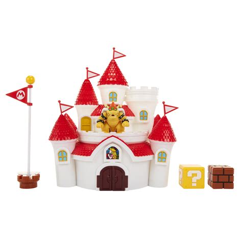 Nintendo Super Mario Deluxe Mushroom Kingdom Castle Playset With