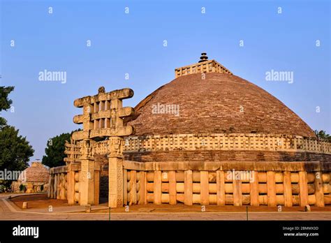 India Madhya Pradesh State Sanchi Buddhist Monuments Listed As World