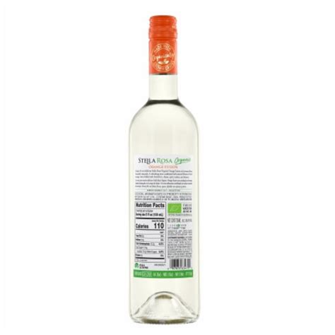 Stella Rosa Organic Orange Fusion Semi Sweet White Wine 750 Ml King