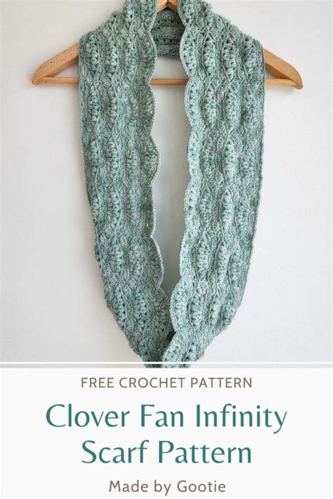 Lightweight Infinity Scarf Crochet Pattern Free Made By Gootie