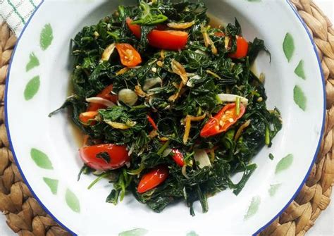 Resep Tumis Daun Singkong Teri Oleh Meieka Cookpad