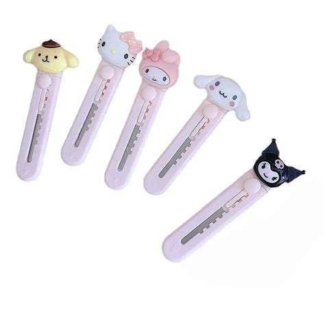 Cute Sanrioed Art Knife Kawaii Melody Kuromi Hellokitty Cinnamoroll