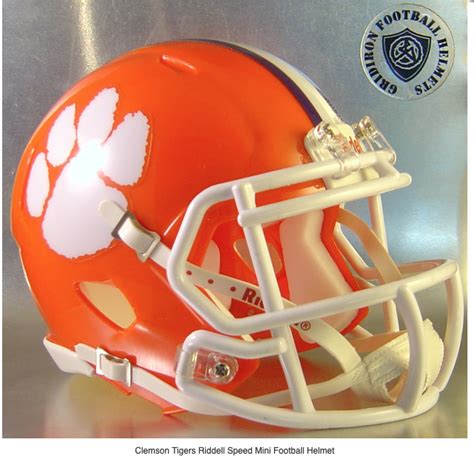 Clemson Tigers Riddell Mini Football Helmet - 417 Helmets