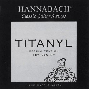 Hannabach Titanyl Mt Medium Tension Cordes Guitare Classique