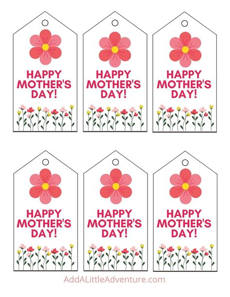 Mothers Day Tags Free Printable