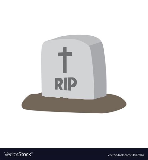 Gravestone Royalty Free Vector Image Vectorstock