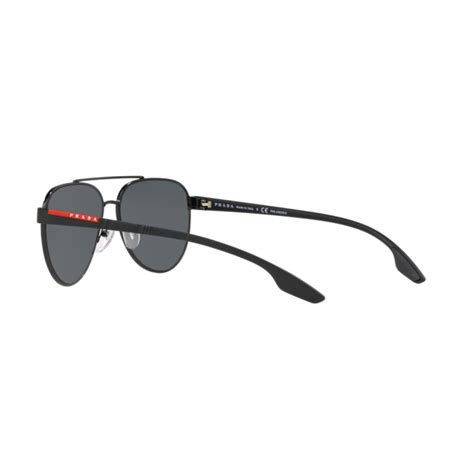 Prada Linea Rossa PS 54TS 1AB5Z1 Black Sunglasses Man