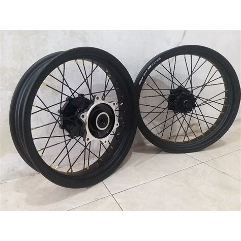 Jual Wheelset Velg Roda Supermoto Honda Crf Ukuran Ring Full