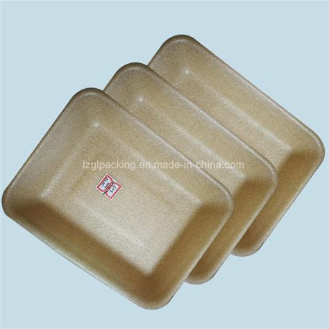 Supermarket Food Use Biodegradable Foam Fresh Meat Tray China PLA