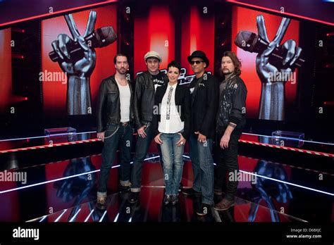 The Musicians And Coaches Of The Prosieben Broadcaster Talent Show The