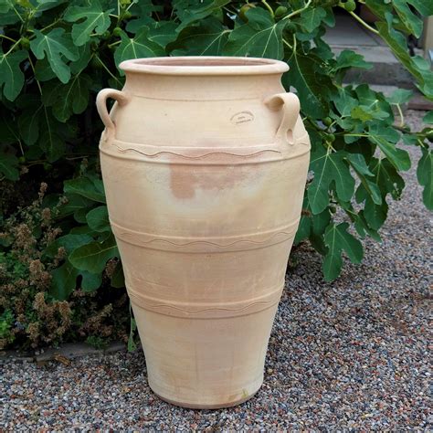 Kreta Keramik Gro Er Terracotta Blumentopf Cm Winterharter