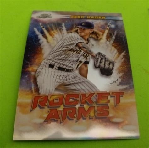 Topps Cosmic Chrome Josh Hader Rocket Arms Refractor Card Ra