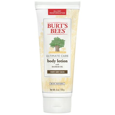 Burts Bees Ultimate Care Body Lotion 6 Ounce Bottle