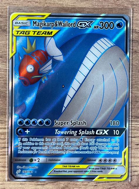 Magikarp Wailord Gx Full Art Pokemon Team Up Kaufen Auf Ricardo