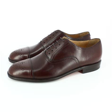 Chaussures Richelieu Tony Paul President Cuir Marron Fonc Cuir Uni