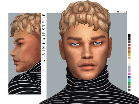 Maxis Match Hair Male