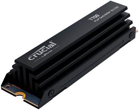 Crucial T700 2TB Internal SSD PCIe Gen 5x4 NVMe With Heatsink