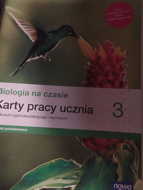 Karta pracy ucznia Biologia na czasie 3 Wieluń OLX pl