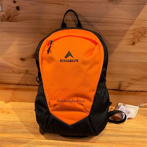 Eiger Tas Crux Basic Daypack Backpack Black Orange Lazada Indonesia