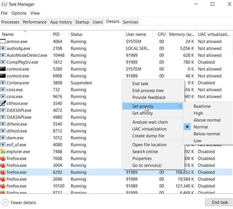 A Guide To Change Priority In Task Manager On Windows 10