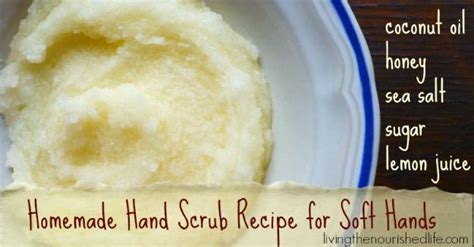 Diy Hand Scrub For Soft Clean Hands The Nourished Life Hand Scrub Homemade Sugar Scrub