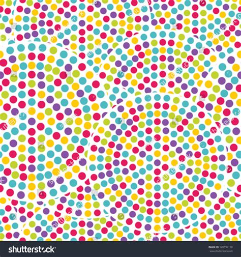 Seamless Dot Pattern Stock Vector Illustration 120197158 Shutterstock