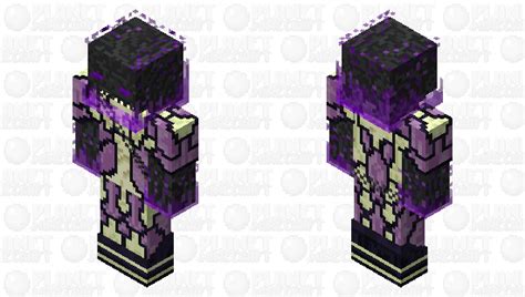 Ender Ghost Rider With Chain Wrapped Around The Body Minecraft Skin