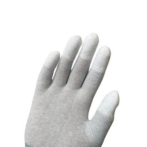 Nitrile Palm Coated Hand Gloves White Grey At Rs Pair Ahmedabad