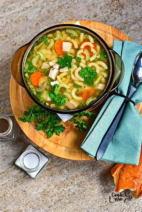 Microwave Chicken Noodle Soup Recipe Cook Me Recipes