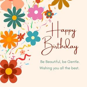 Printable Birthday Card From Pure Energy Birthday Card With Flowers