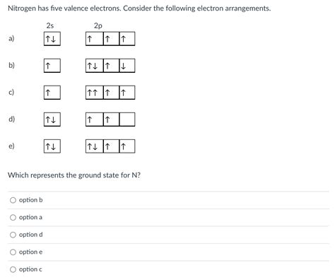 Solved Nitrogen Has Five Valence Electrons Consider The Chegg