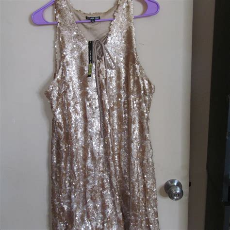 Gianni Bini Gold Womans Dress Depop