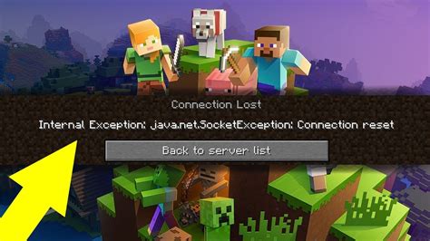 Fix Minecraft Connection Lost Internal Exception Java Net