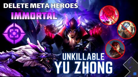 Offlane Yu Zhong Immortal Build Mythic Rank Gameplay Mlbb Youtube