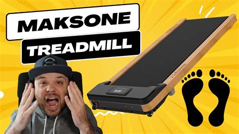 Under Desk Treadmill Maksone Review Youtube