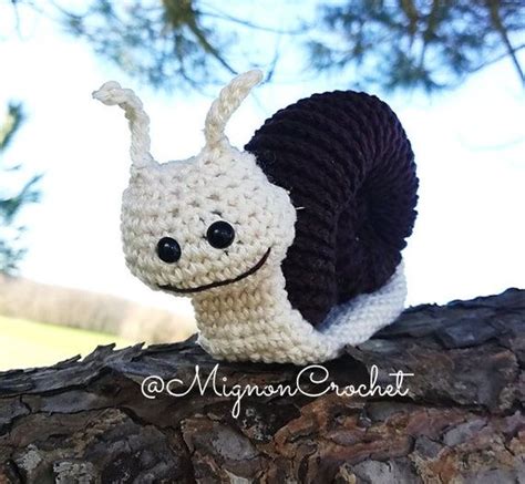 Mod Le Crochet Escargot Amigurumi Tutoriel Pdf Etsy France Mod Les